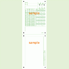 SN-0379　A6両面マークシート番号10問5択