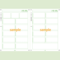 SN-0507 A4両面チェックマークシート20問5択記述欄付き[+1問15択]