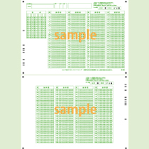 SN-0486　A4両面マークシート番号200問10択