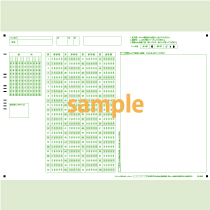 SN-0632　B4横マーク記述混在シート100問5択番号