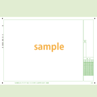 SN-0448　B4横フリーフォーマットシート番号
