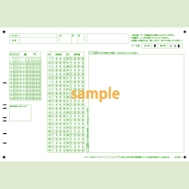 SN-0613　A4横マーク記述混在シート50問4択年クラス番号