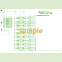 SN-0616　B4横マーク記述混在シート100問4択番号